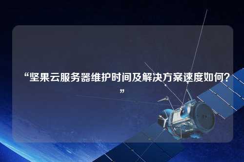 “坚果云服务器维护时间及解决方案速度如何?”