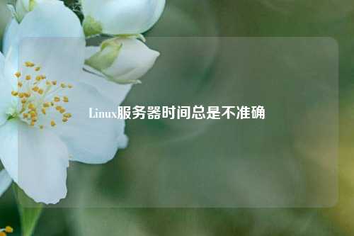 Linux服务器时间总是不准确