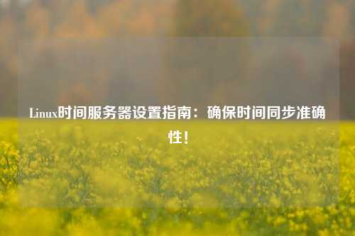 Linux时间服务器设置指南：确保时间同步准确性！